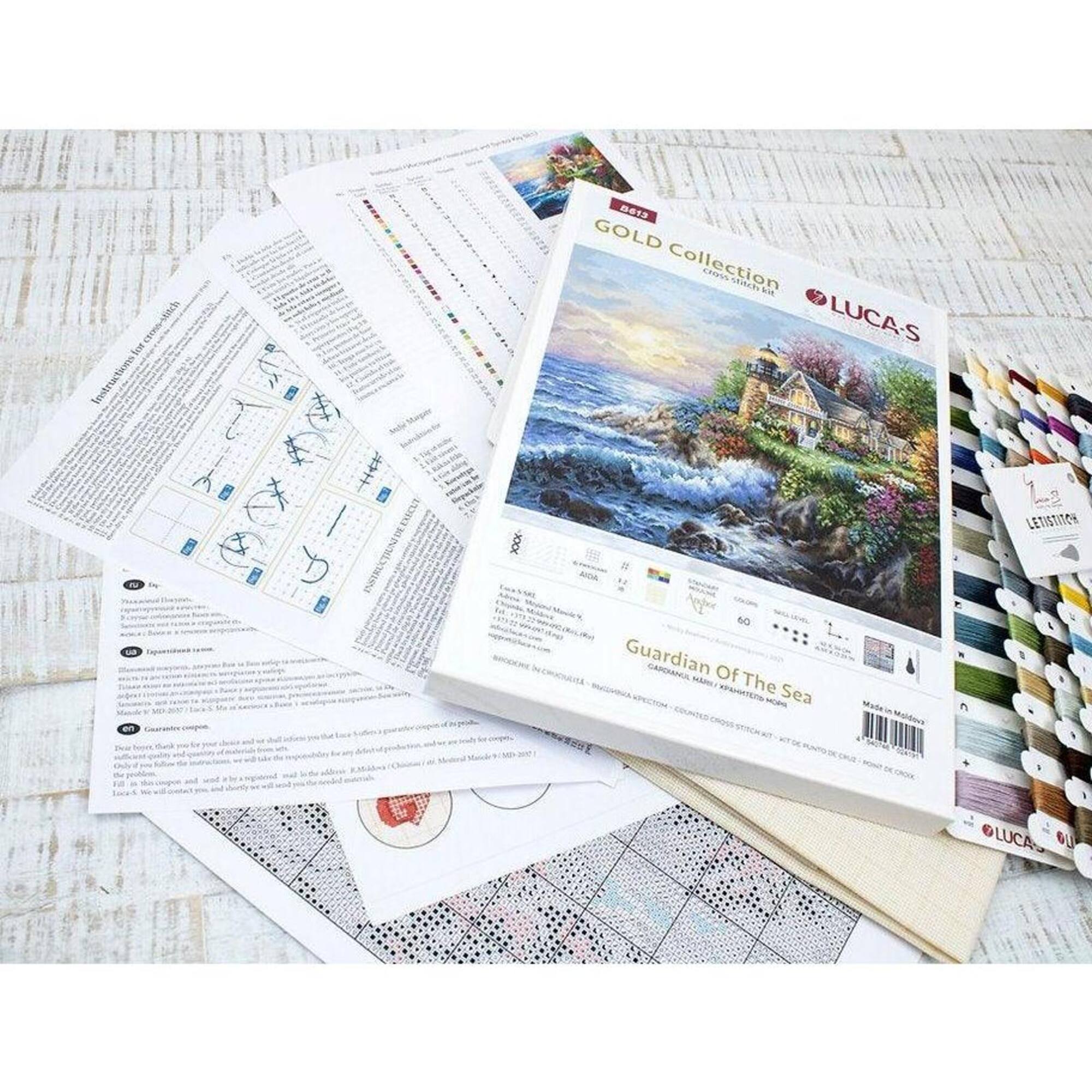 Luca-s Guardian Of The Sea Counted Cross Stitch Kit